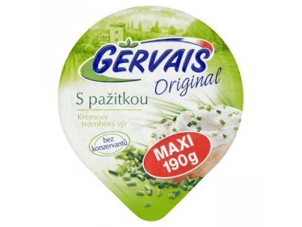 Gervais Плавленый творожный сыр с зеленым луком Оригинальный 190 г